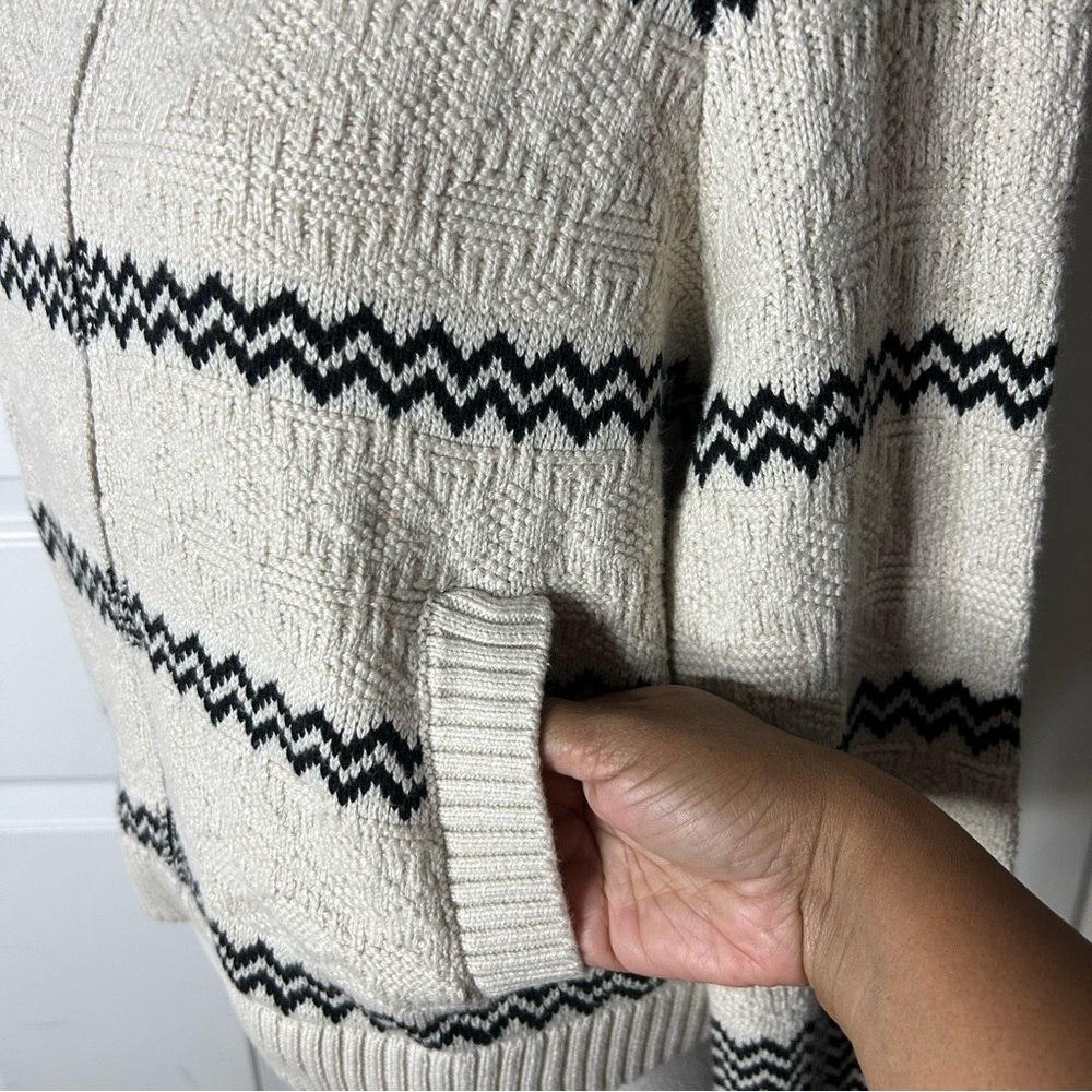 NWT (size L) Zigzag Knit Bomber Jacket
NIC+ZOE - Picture 7 of 8